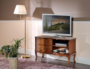 084 - Wooden TV cabinet with drawers by Tarocco Vaccari Group - view 3